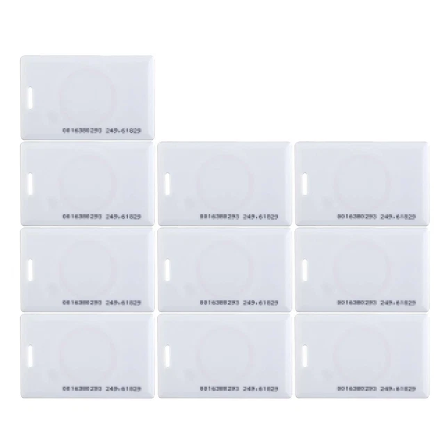10pcs RFID ID Card EM4100 125KHz 1.8mm for Door Access Entry Control Reader