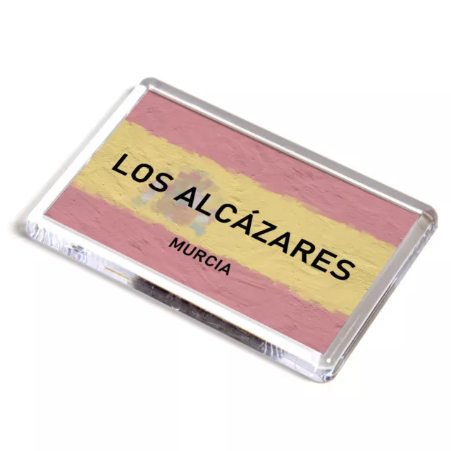 FRIDGE MAGNET - Los Alcazares - Murcia - Spain Flag