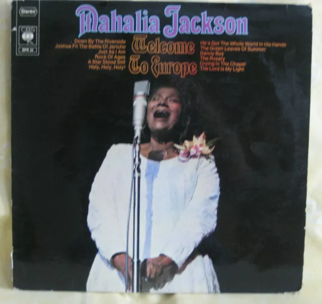 Mahalia Jackson – Welcome To Europe - LP, Stereo, 1969