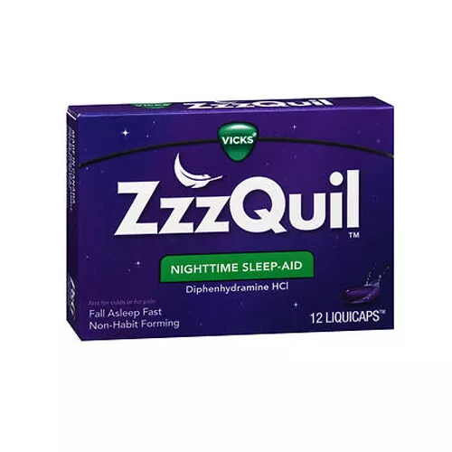 Zzzquil Nocturna Sleep-Aid Liquicaps 12 Tapas Por Procter&Gamble