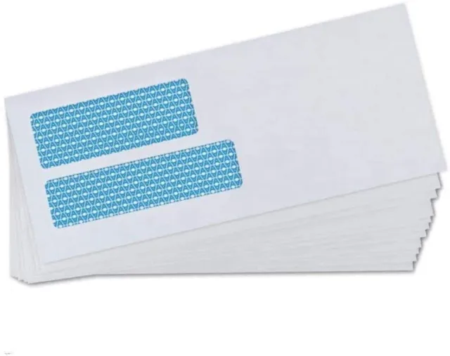 #10 Double Window Security Envelopes - Self Seal - Security Tinted (30001) 3