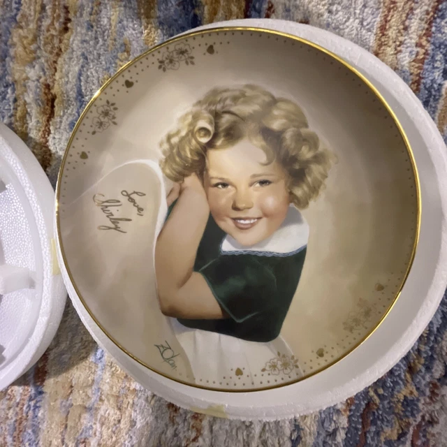 Shirley Temple Signature Collector Plate PRIDE AND JOY D. Zolan Danbury Mint