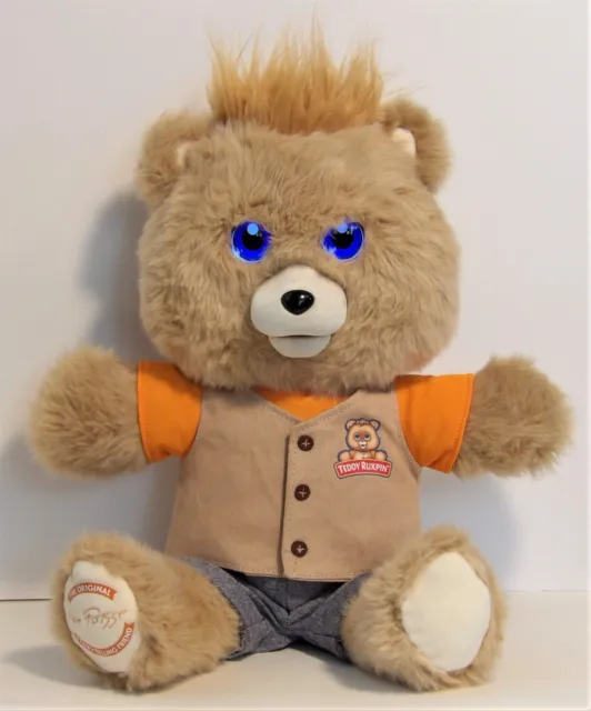 Teddy Ruxpin 2017 Animated Plush Talking Storytelling Bear Bluetooth LCD Eyes