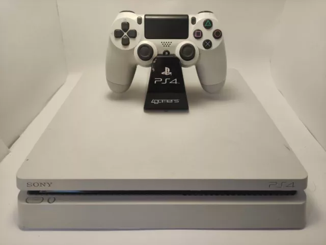 Sony PlayStation 4 Slim 1TB Console Bianca Glacier White + Controller E 2 giochi