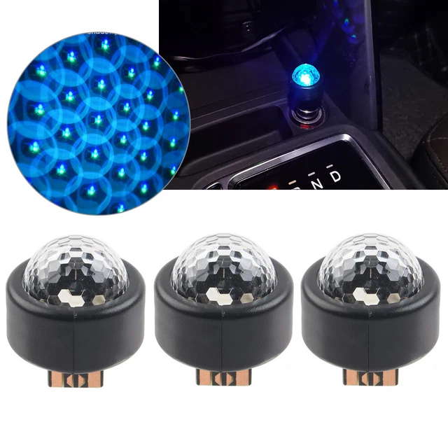 Luci per auto Mini USB LED Luci per atmosfera notturna Illuminazione ambientale automatica Mini lampade colorate Lampade decorative Accessori interni  34