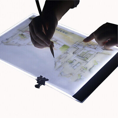A4 LED Dibujo Tableta Arte Dibujo Tablero Luz Caja Trazado Mesa Almohadilla Artesanía SuppYB