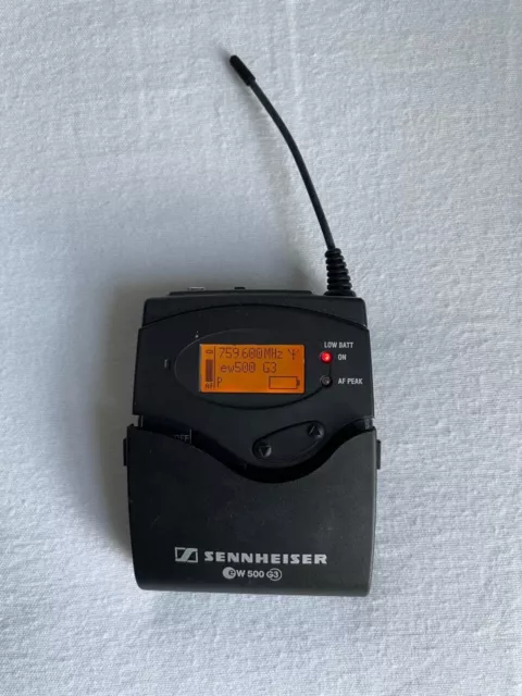 Sennheiser EW500 G3, SK500 G3- Bodypack Wireless Microphone Transmitter -  EW500