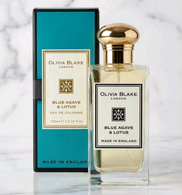OLIVIA BLAKE LONDON Blue Agave & Lotus - Eau De Cologne - 100ml Brand new  Boxed 12.99 - PicClick UK