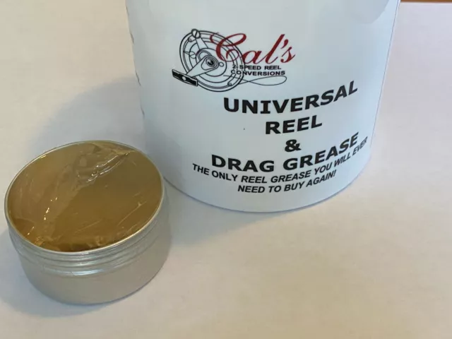 CAL'S UNIVERSAL REEL & Star Drag Grease TAN Comes in a resealable 2 oz  container £12.79 - PicClick UK