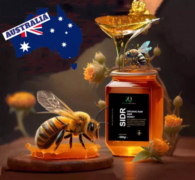 100% Organic Raw Sidr Honey. 500g