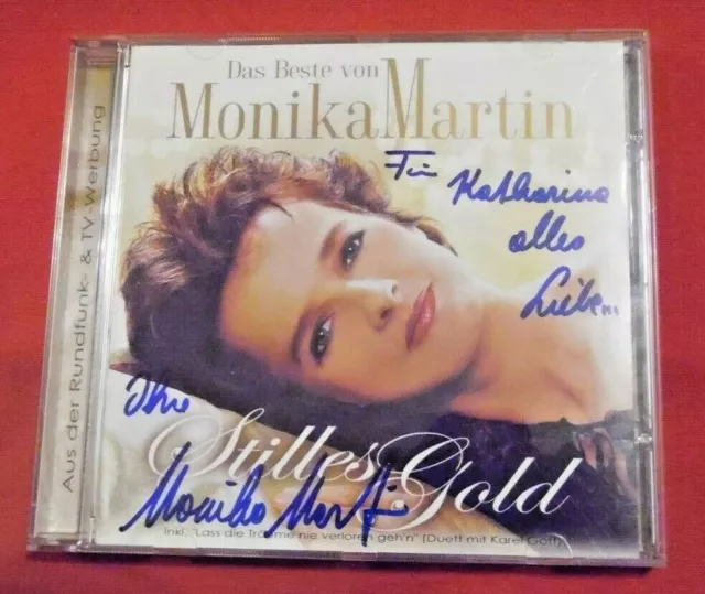 CD: Monika Martin , Stilles Gold , Koch 325050 , Made in Austria 2002 , signiert