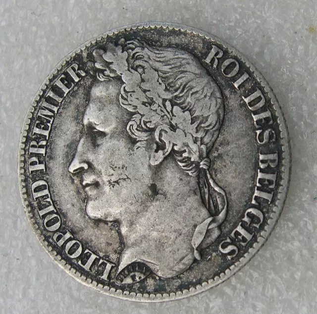 BELGIQUE 1 Fr 1834  LEOPOLD 1er