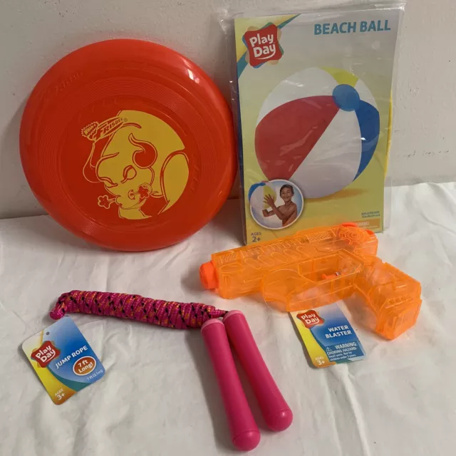 Play Day Multi Color Beach Ball Bundle