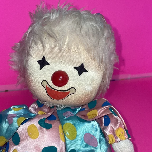 VINTAGE POTER GIFTS 1970’s Wind Up Toy Clown Music Doll Musical