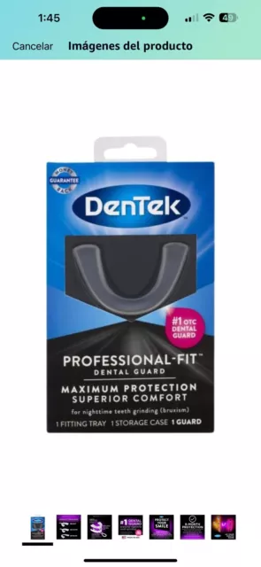 DenTek Professional Fit Dental Guard Maximum Protection with Storage Case