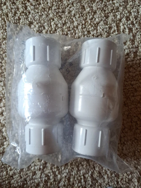 Havard 1011C Series, 1.5" Plastic Slip Spring Check Valve, PVC, Flow Control,...
