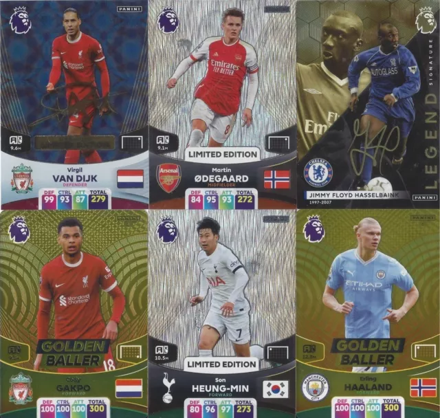 Panini Premier League Adrenalyn 2024 23 24 Limited Legend Golden Baller Cards