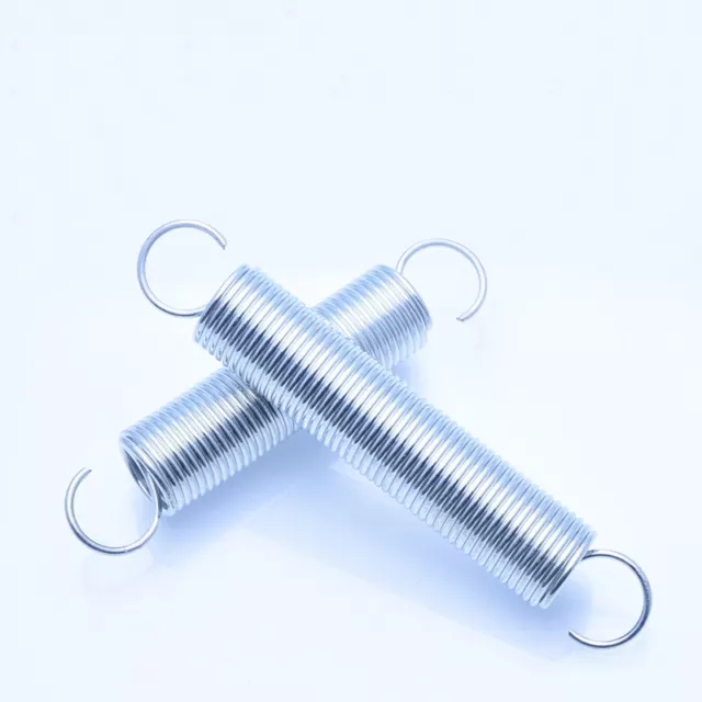 Expansion Tension Extension Spring 0.4mm Wire Dia 20-300mm Length Zinc Plated