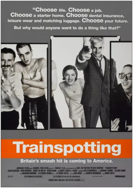 378956 Trainspotting Classic Movie WALL PRINT POSTER US