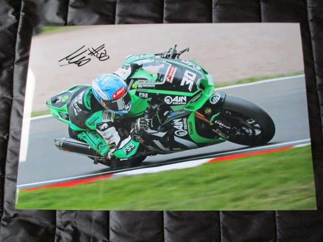 MAX COOK 2025 Signed Bsb British Superbikes Photo 12 X 8 £11.84 ...