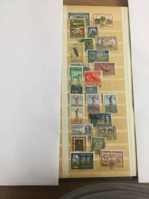 25 Briefmarken Südamerika gestempelt - siehe Foto