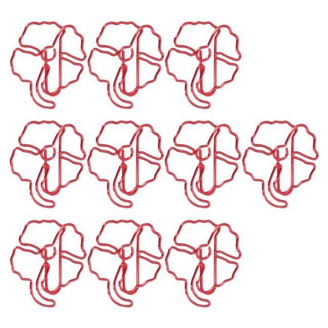 10 Pcs Trombones En Métal Cadeau De Fête De Chat Trombones Colorés