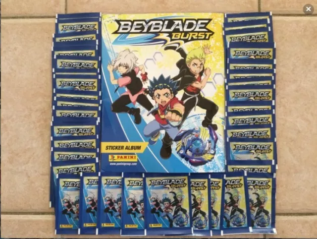 Panini - Beyblade Burst - Album Neuf + 40 Pochettes Neuves