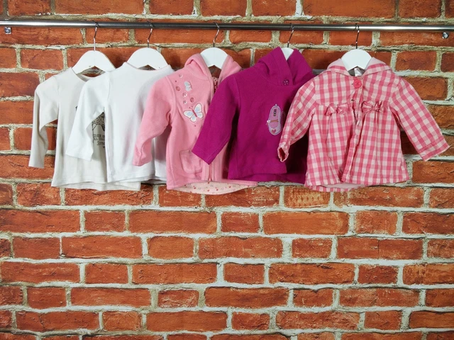 Baby Girls Bundle Age 6-9 Months J Lewis H&M M&S Etc Jacket Fleece T-Shirts 74Cm
