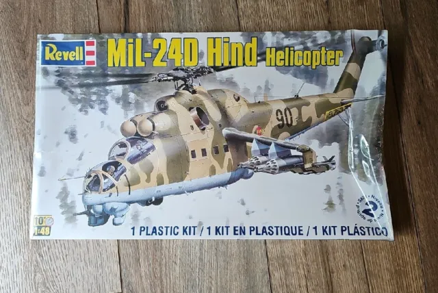 Revell MiL-24D Hind Helicopter Model Kit 1/48 Scale # 85-5856 NIB Factory Sealed