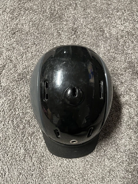 Casco Reiterhelm Schutzhelm Reiten Gr. XS ab 2 Jahre grau schwarz