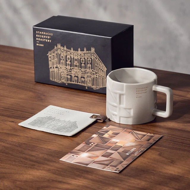 2022 China Starbucks Reserve Global Roastery 8oz Cup Coaster Group Gift Box X004
