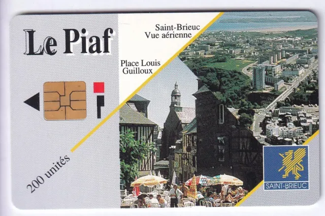 Piaf Parking Carte / Card .. Saint Brieuc 200U S03 City Centre Chip/Puce