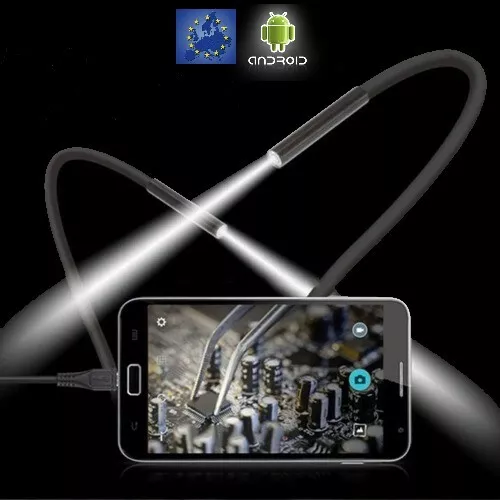 Micro USB Endoscope Camera HD Inspection éclairage 6 Led  étanche Android / PC