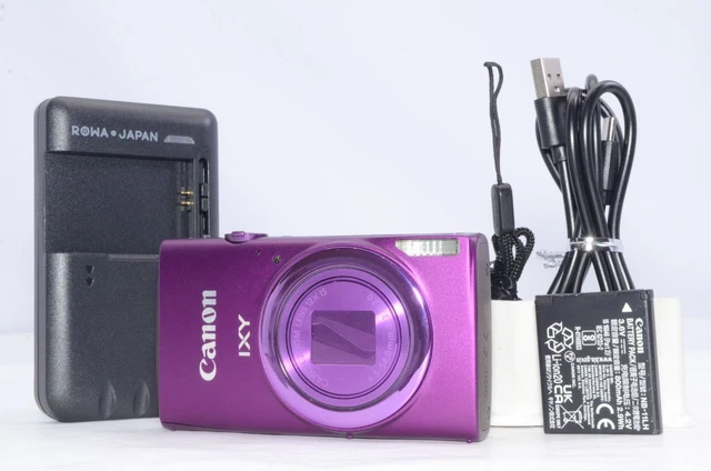 CANON IXY 630 Purple Compact Digital Camera Tested Working Seller