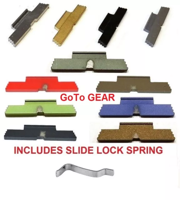 For GLOCK Gen 3 Fits 17 19 20 Gold TiN Extended Controls with Rod and 3 Pins