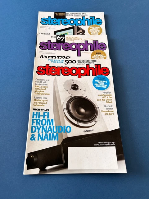 Stereophile Magazine - 3 Issue Bundle - April May & June 2014
