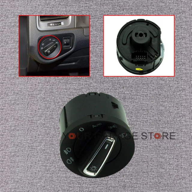 AUto Lichtschalter Scheinwerferschalter Lichtsensor Kit Für VW Golf 7  5GG941431D