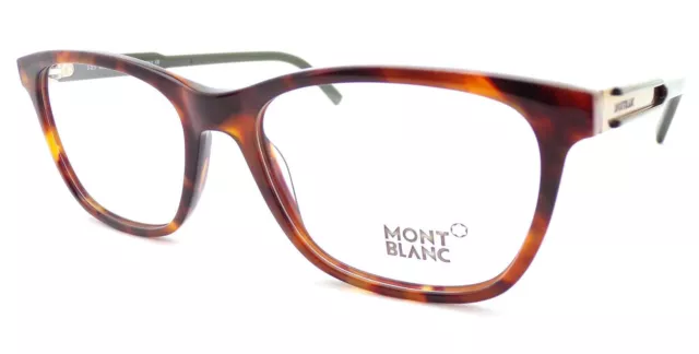 Mont Blanc + 2.0 Occhiali da Lettura Marrone Tartaruga Verde 56mm MB0630