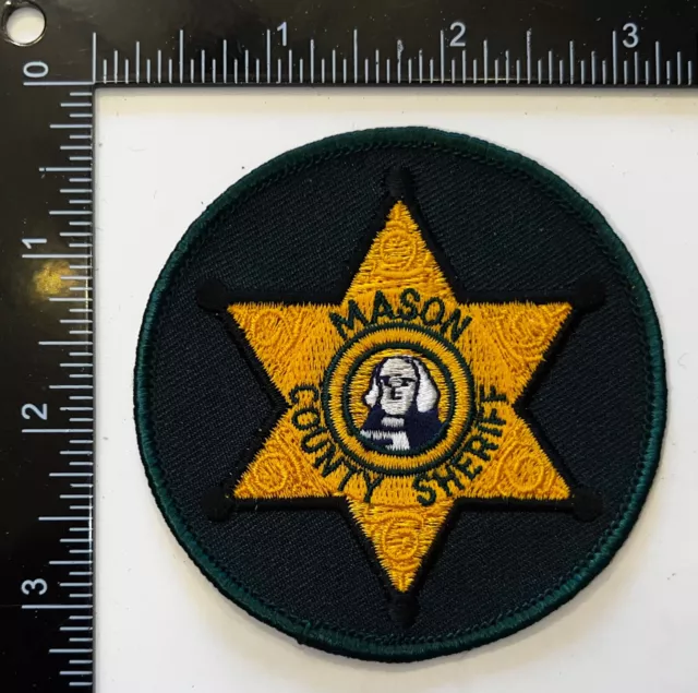 VINTAGE OBSOLETE Mason County Washington WA Sheriff Patch