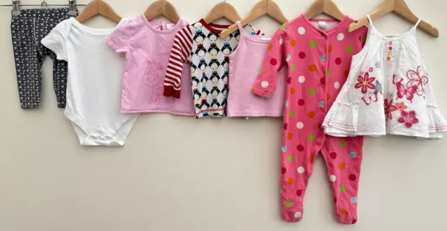 Baby Girls Bundle Of Clothing Age 6-9 Months Next Mothercare M&S
