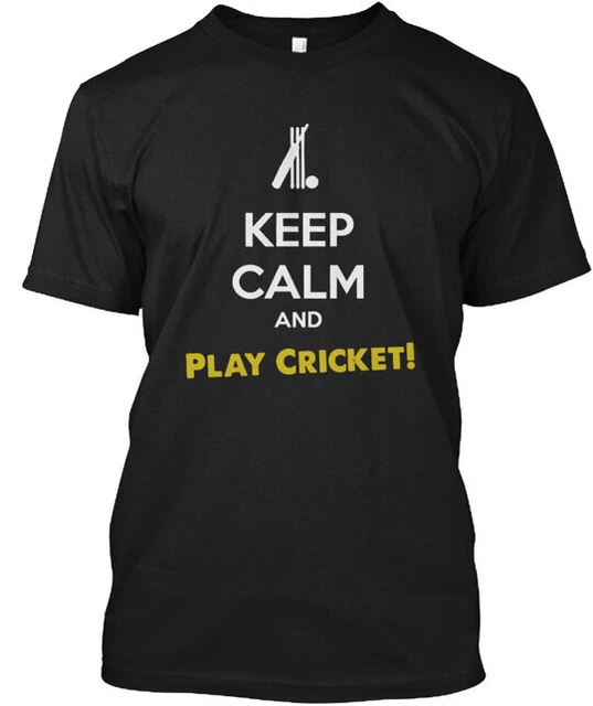 Keep Calm And Play Cricket Tee T-shirt