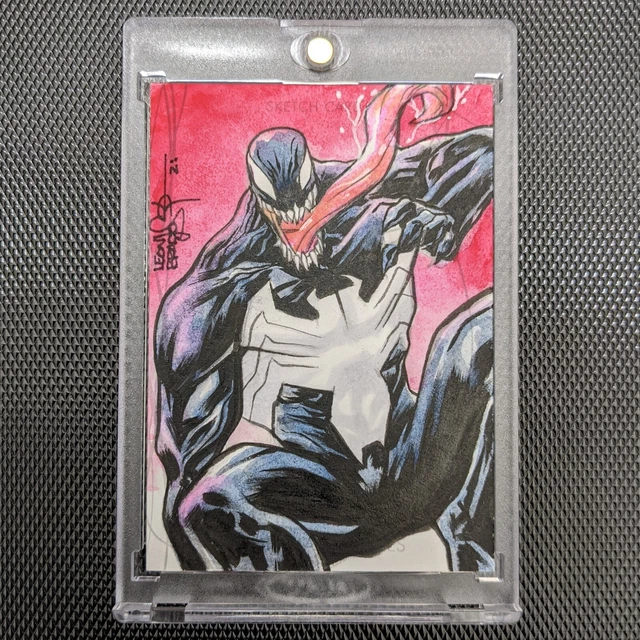 2020 Marvel Masterpieces Leon Braojos Sketch Card Venom