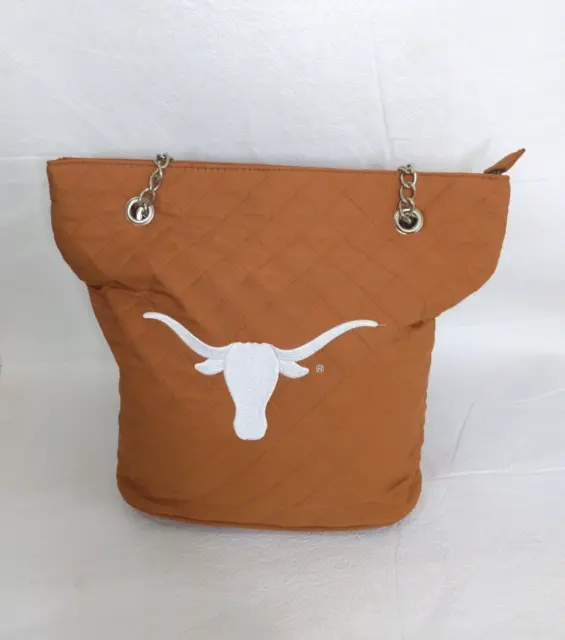 Women's Quilted Shoulder Tote Bag Longhorn Texas