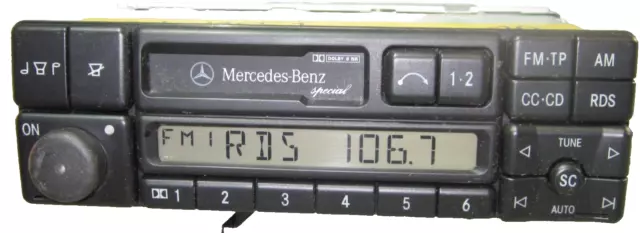 Mercedes Special Radio BE1650 mit Radio CODE (13551) 430 Cassette Radio BE 1650