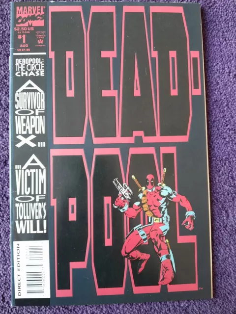 Comics: Deadpool The Circle Chase 1 1993 1St Appearance Slayback