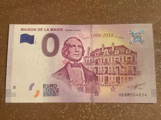 Billet Touristique 0 Euro Zéro Euro Maison De La Magie 2018