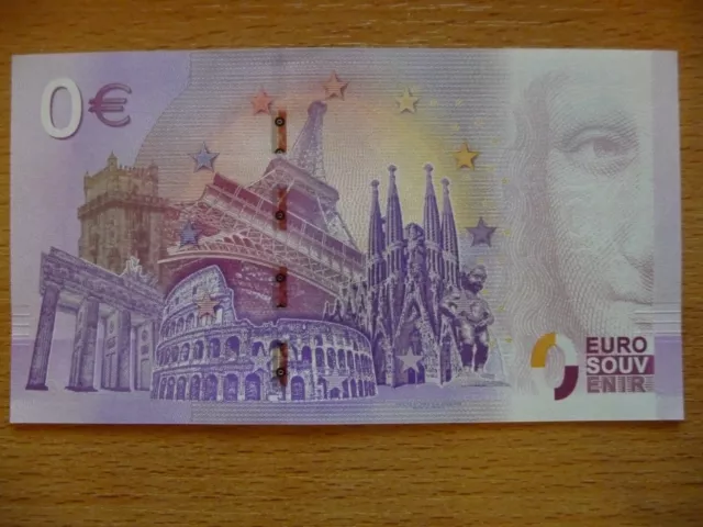 0 € Euro Souvenir Schein La Montagne des singes Frankreich 2020-5 UEFL 2