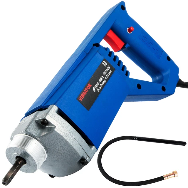 800W Vibrateur à Béton Electrique Vibreur Ø35MM 1.5M Professionnel Qualité