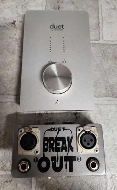 Apogee Duet Audio Interface w/Duet Breakout Box NO CABLES