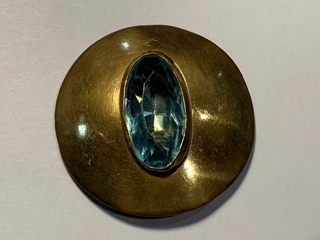 Bijoux ancien Broche ancienne avec pierre centrale (123-21/4-55)